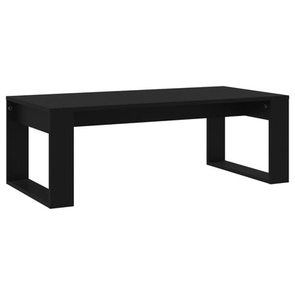 Tavolino da Salotto Nero 102x50x35 cm in Legno Multistrato | homemem39