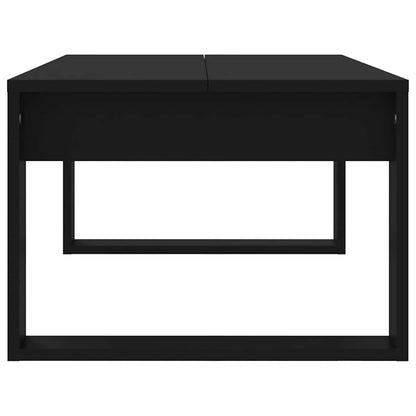 Tavolino da Salotto Nero 102x50x35 cm in Legno Multistrato | homemem39