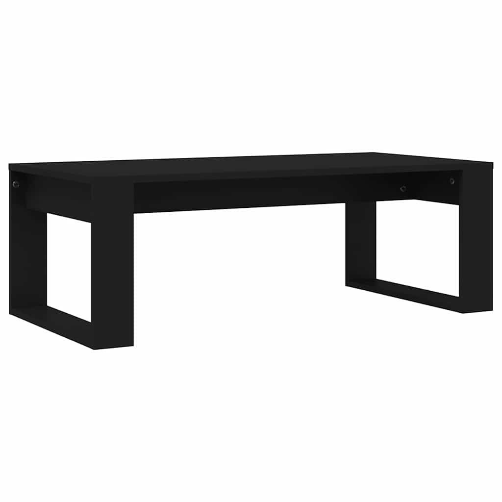Tavolino da Salotto Nero 102x50x35 cm in Legno Multistrato | homemem39