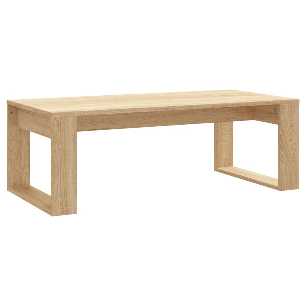 Tavolino da Salotto Rovere Sonoma 102x50x35cm Legno Multistrato | homemem39