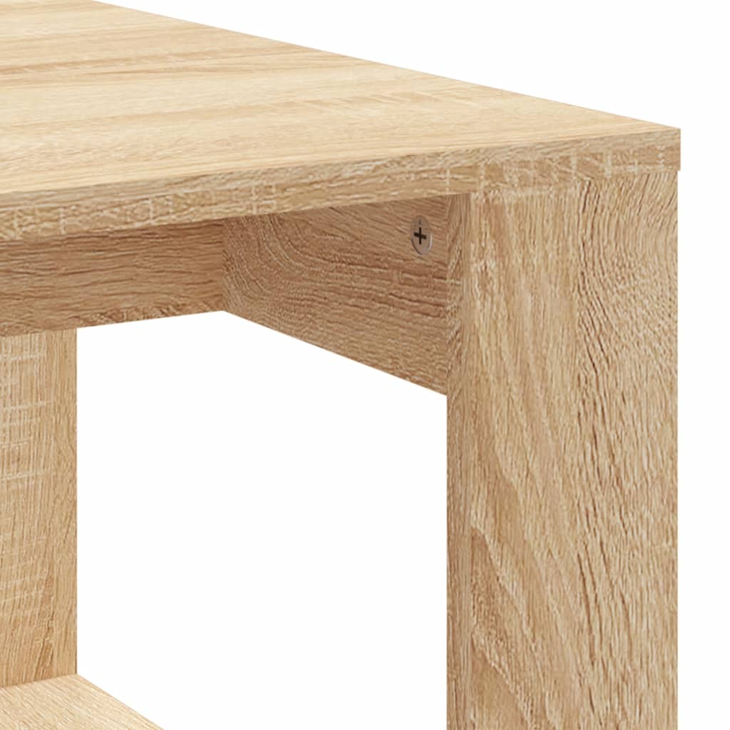 Tavolino da Salotto Rovere Sonoma 102x50x35cm Legno Multistrato | homemem39