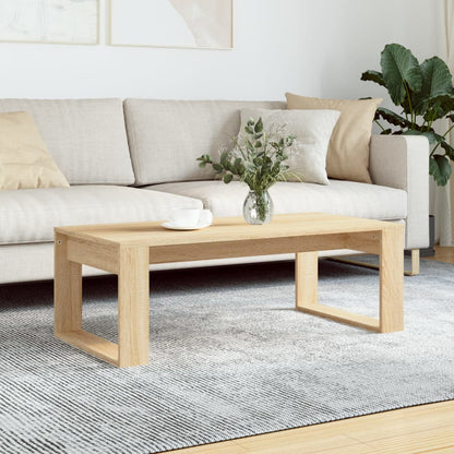 Tavolino da Salotto Rovere Sonoma 102x50x35cm Legno Multistrato | homemem39