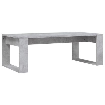 Tavolino Salotto Grigio Cemento 102x50x35 cm Legno Multistrato | homemem39
