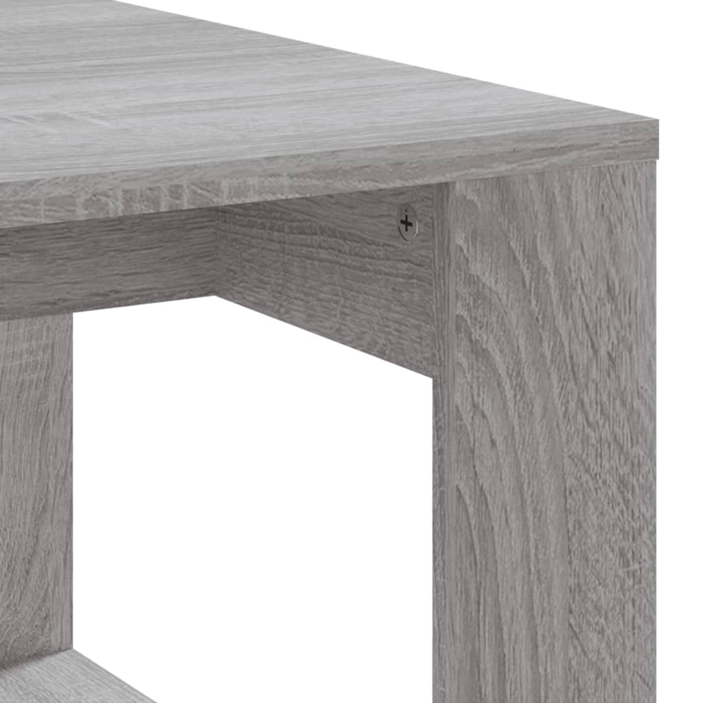 Tavolino da Salotto Grigio Sonoma 102x50x35cm Legno Multistrato | homemem39