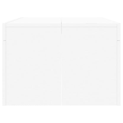 Tavolino da Salotto Bianco 102x50x36 cm in Legno Multistrato | homemem39