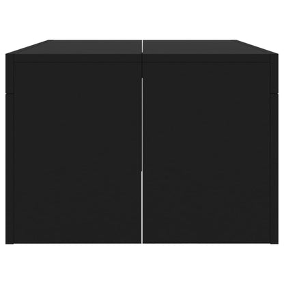 Tavolino da Salotto Nero 102x50x36 cm in Legno Multistrato | homemem39