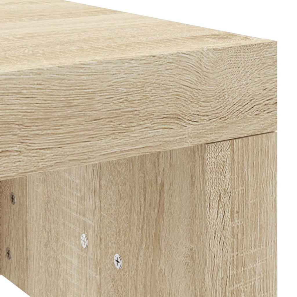 Tavolino da Salotto Rovere Sonoma 102x50x36cm Legno Multistrato | homemem39