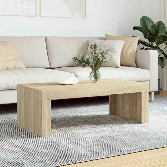 Tavolino da Salotto Rovere Sonoma 102x50x36cm Legno Multistrato | homemem39