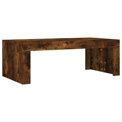 Tavolino da Salotto Rovere Fumo 102x50x36 cm Legno Multistrato | homemem39