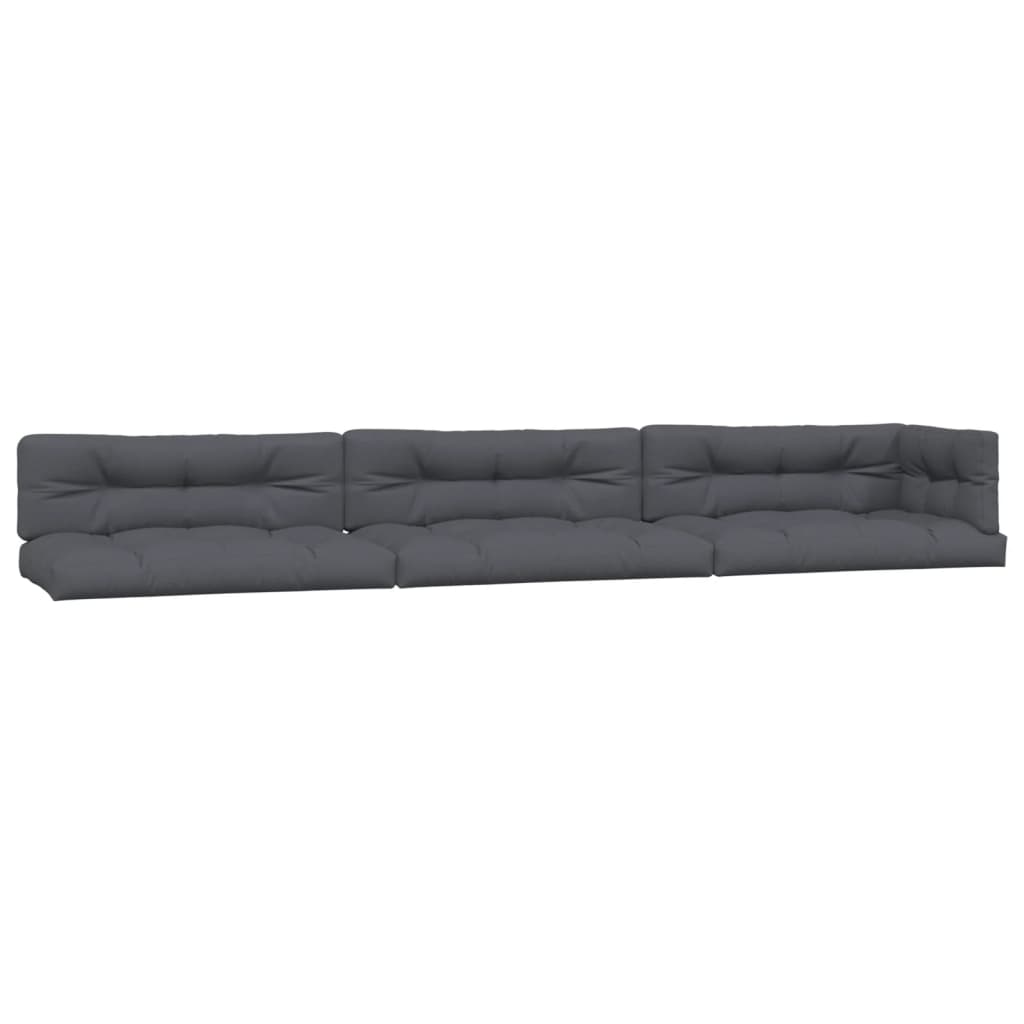 Cuscini per Pallet 7 pz Antracite in Tessuto | homemem39