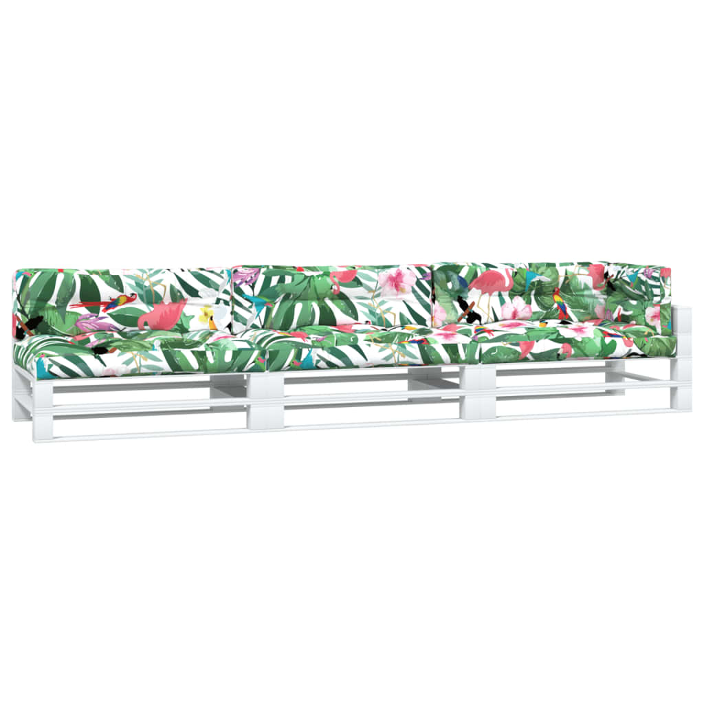 Cuscini per Pallet 7 pz Multicolori in Tessuto | homemem39