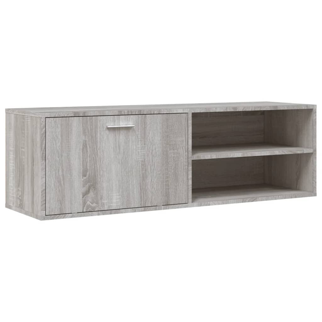 Mobile Porta TV Grigio Sonoma 120x34x37 cm in Legno Multistrato - homemem39