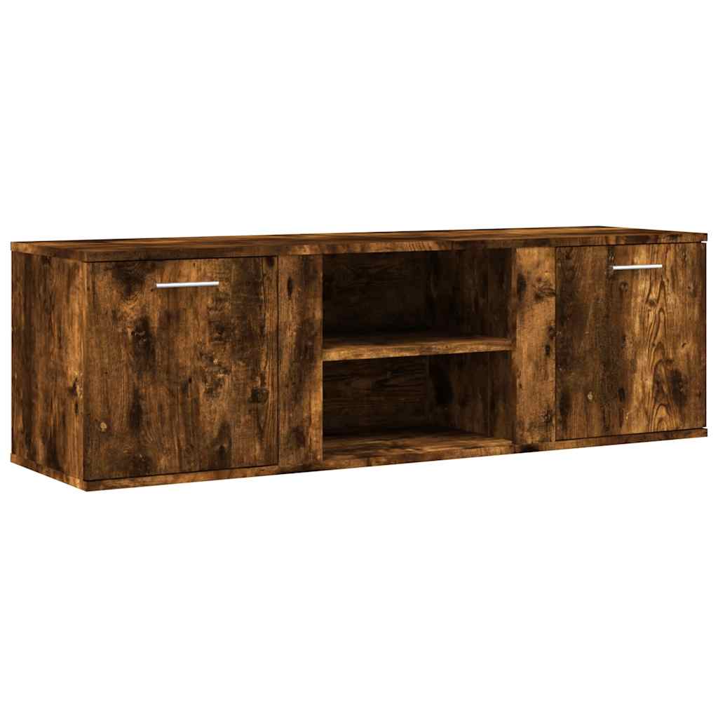 Mobile Porta TV Rovere Fumo 120x34x37 cm Legno Multistrato | homemem39