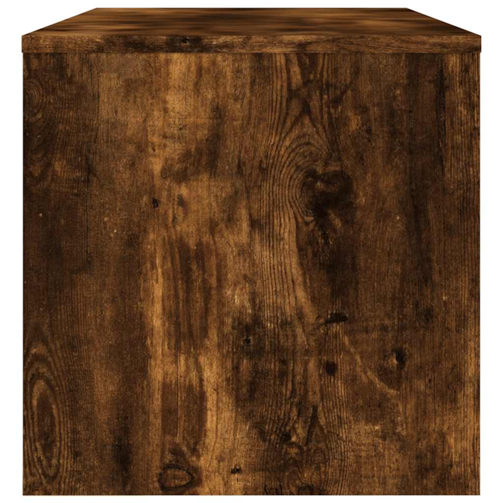 Mobile Porta TV Rovere Fumo 120x34x37 cm Legno Multistrato | homemem39