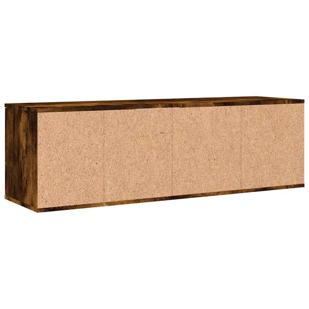 Mobile Porta TV Rovere Fumo 120x34x37 cm Legno Multistrato | homemem39