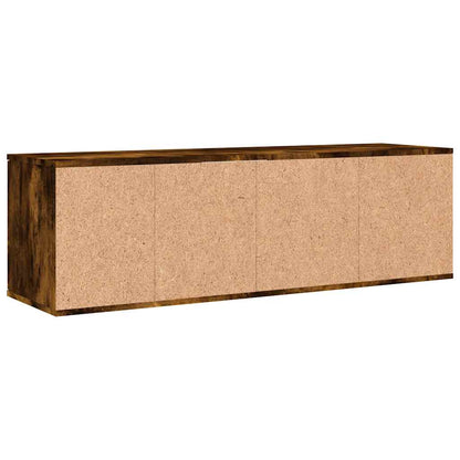 Mobile Porta TV Rovere Fumo 120x34x37 cm Legno Multistrato | homemem39