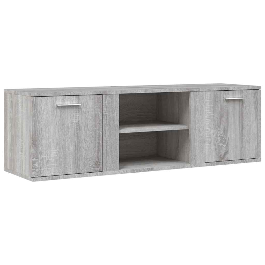 Mobile Porta TV Grigio Sonoma 120x34x37 cm in Legno Multistrato
