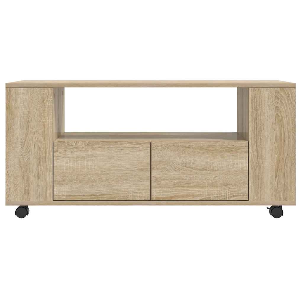 Mobile TV Rovere Sonoma 102x34,5x43 cm in Legno Multistrato