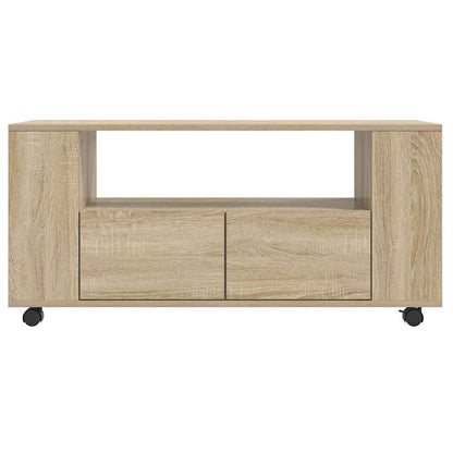 Mobile TV Rovere Sonoma 102x34,5x43 cm in Legno Multistrato