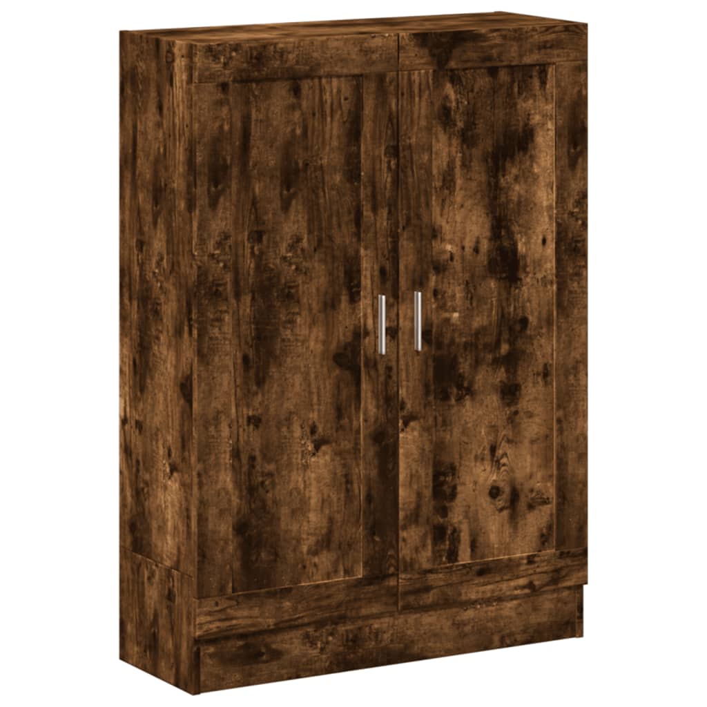 Libreria Rovere Fumo 82,5x30,5x115 cm in Legno Multistrato | homemem39