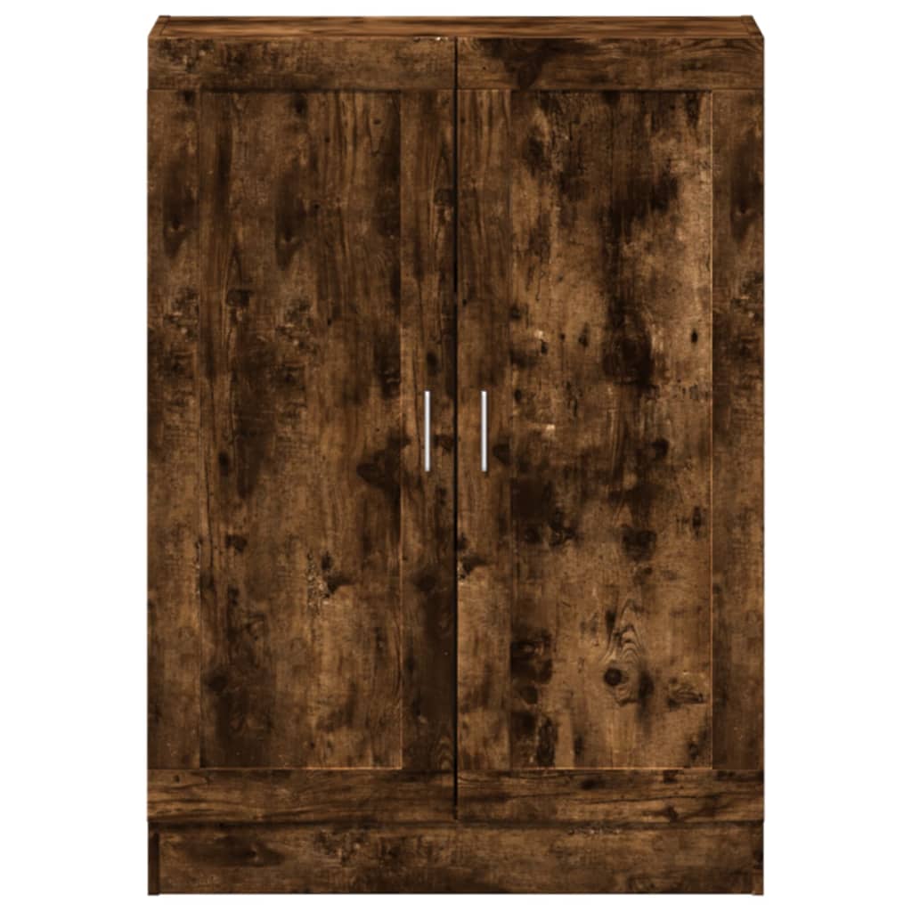 Libreria Rovere Fumo 82,5x30,5x115 cm in Legno Multistrato | homemem39