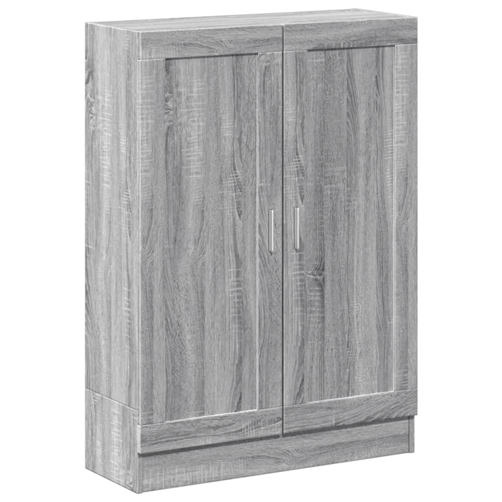 Libreria Grigio Sonoma 82,5x30,5x115 cm in Legno Multistrato | homemem39