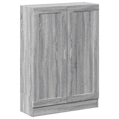 Libreria Grigio Sonoma 82,5x30,5x115 cm in Legno Multistrato | homemem39