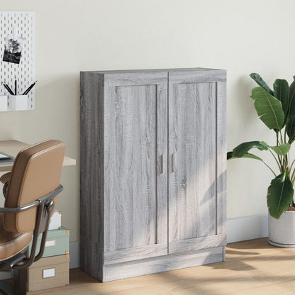 Libreria Grigio Sonoma 82,5x30,5x115 cm in Legno Multistrato | homemem39