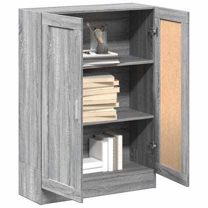 Libreria Grigio Sonoma 82,5x30,5x115 cm in Legno Multistrato | homemem39