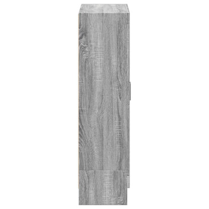 Libreria Grigio Sonoma 82,5x30,5x115 cm in Legno Multistrato | homemem39