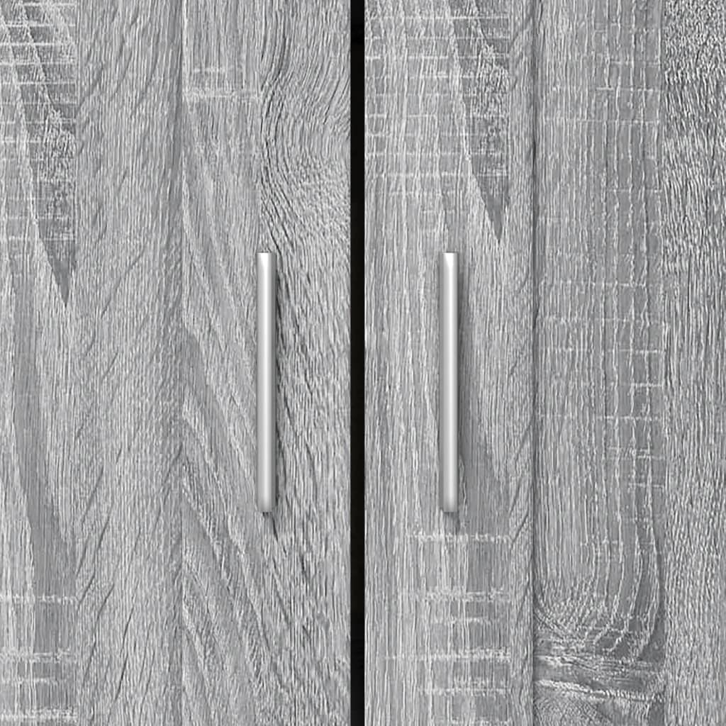 Libreria Grigio Sonoma 82,5x30,5x115 cm in Legno Multistrato | homemem39