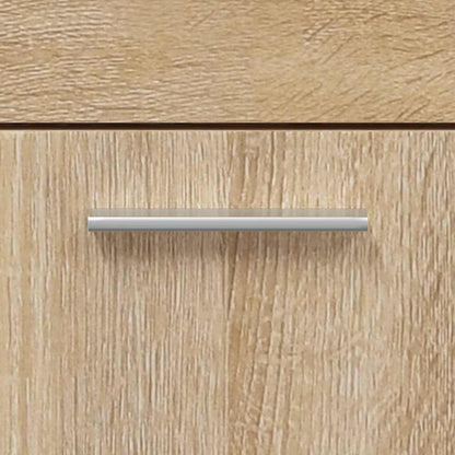 Mobile da Bagno con Specchio Rovere Sonoma in Legno Multistrato | homemem39