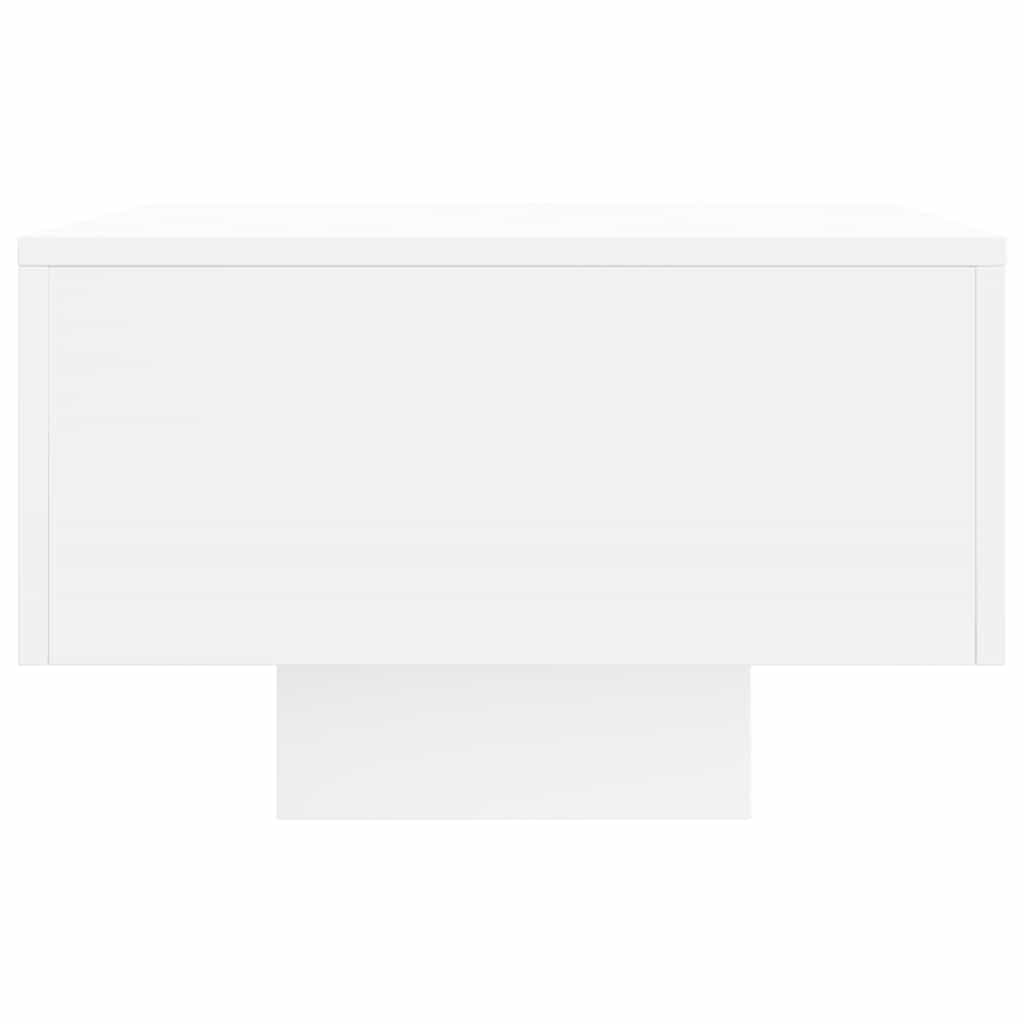 Tavolino da Salotto Bianco 100x49,5x31 cm in Legno Multistrato | homemem39