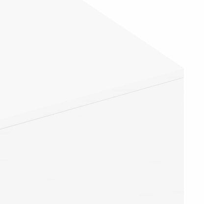 Tavolino da Salotto Bianco 100x49,5x31 cm in Legno Multistrato | homemem39