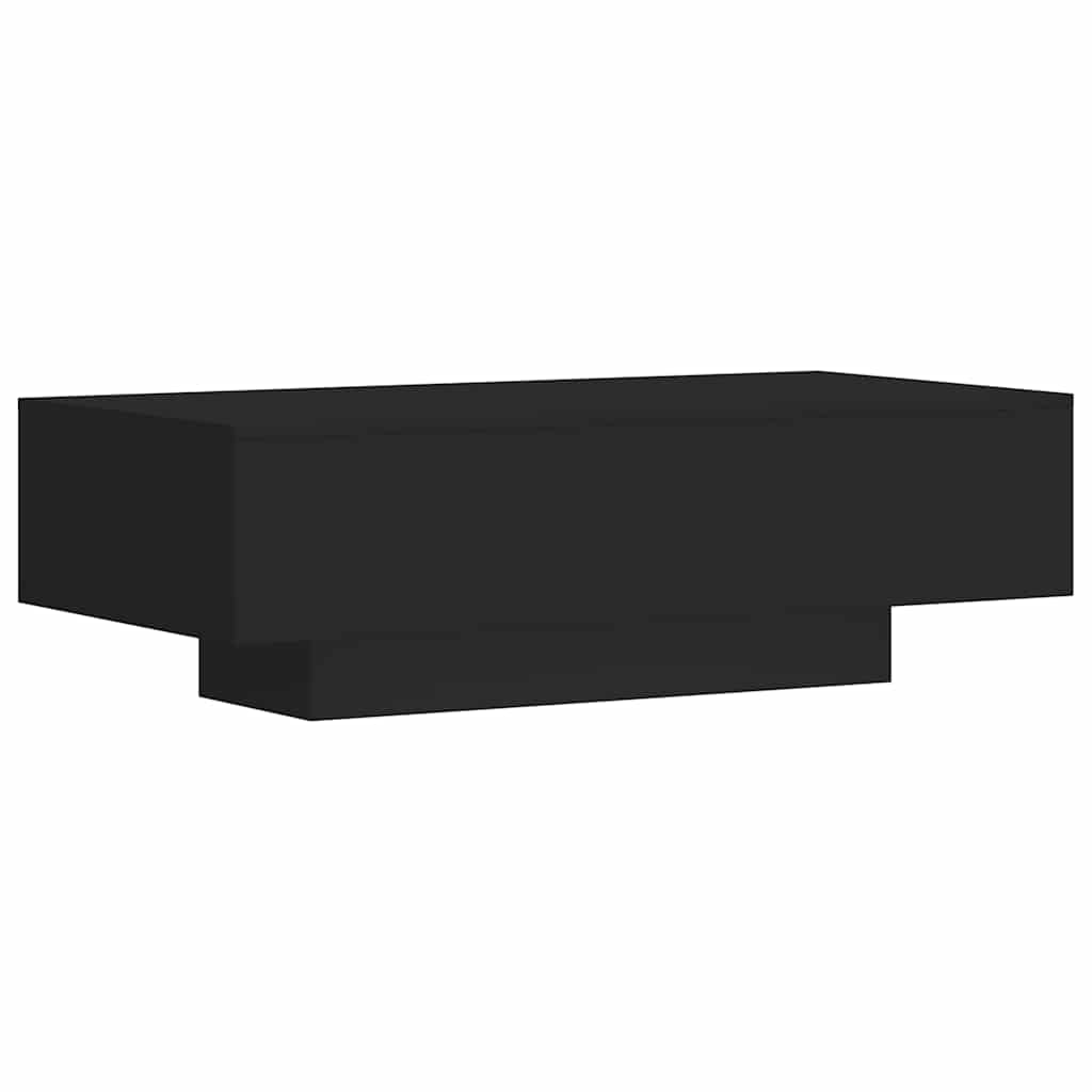 Tavolino da Salotto Nero 100x49,5x31 cm in Legno Multistrato | homemem39