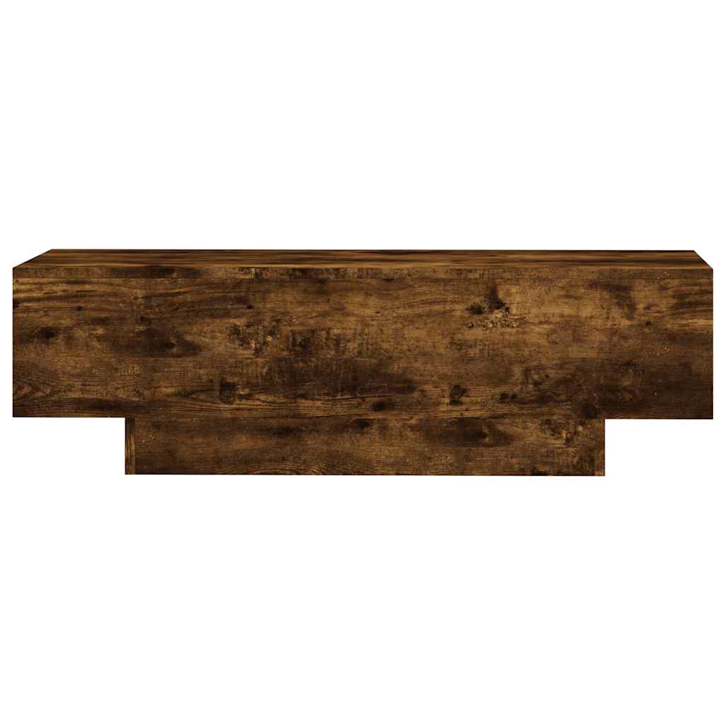 Tavolino da Salotto Rovere Fumo 100x49,5x31cm Legno Multistrato | homemem39