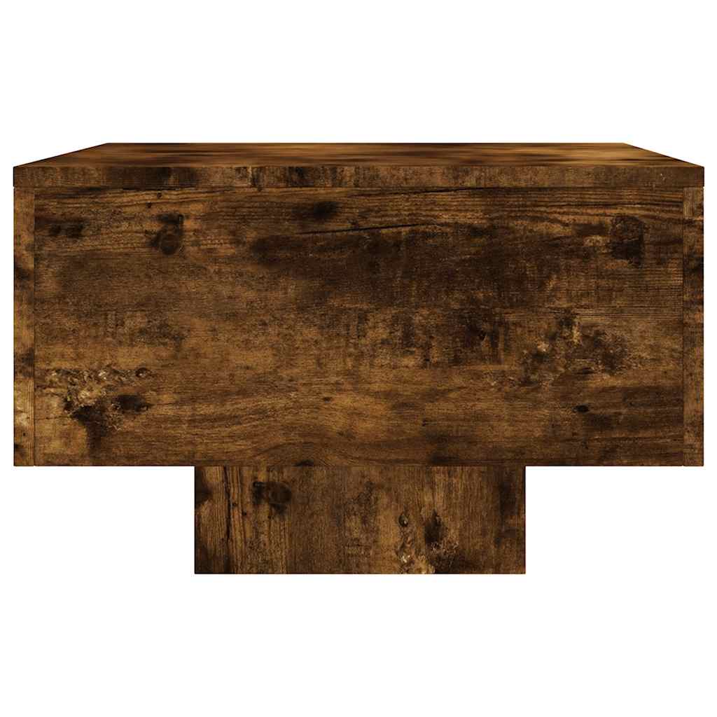 Tavolino da Salotto Rovere Fumo 100x49,5x31cm Legno Multistrato | homemem39