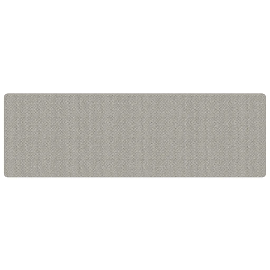 Tappeto Corsia Aspetto Sisal Tortora 80x250 cm - homemem39