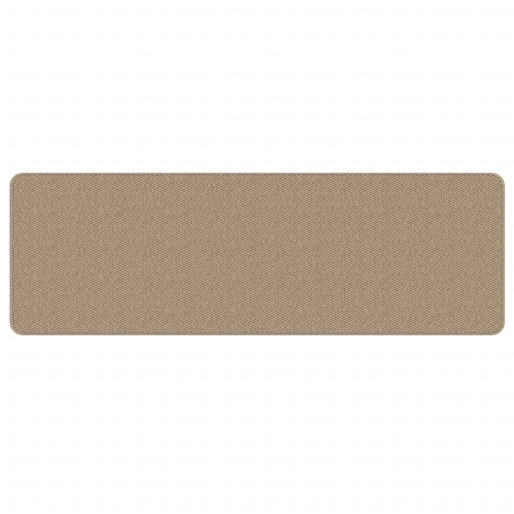 Tappeto Corsia Aspetto Sisal Sabbia 50x150 cm