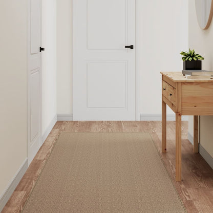 Tappeto Corsia Aspetto Sisal Sabbia 80x200 cm - homemem39