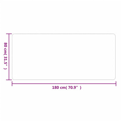 Tappeto Corsia Grigio 80x180 cm - homemem39