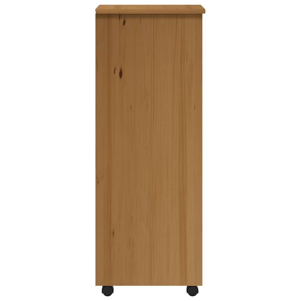 Armadietto Rotante con Cassetti MOSS ambra Legno Massello Pino - homemem39