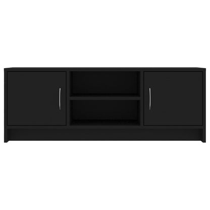 Mobile Porta TV Nero 102x30x37,5 cm in Legno Multistrato - homemem39