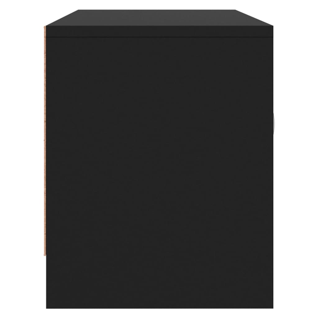 Mobile Porta TV Nero 102x30x37,5 cm in Legno Multistrato - homemem39