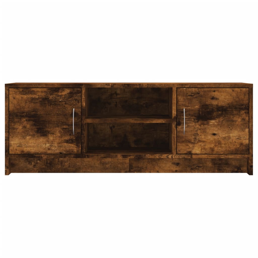 Mobile TV Rovere Fumo 102x30x37,5 cm in Legno Multistrato