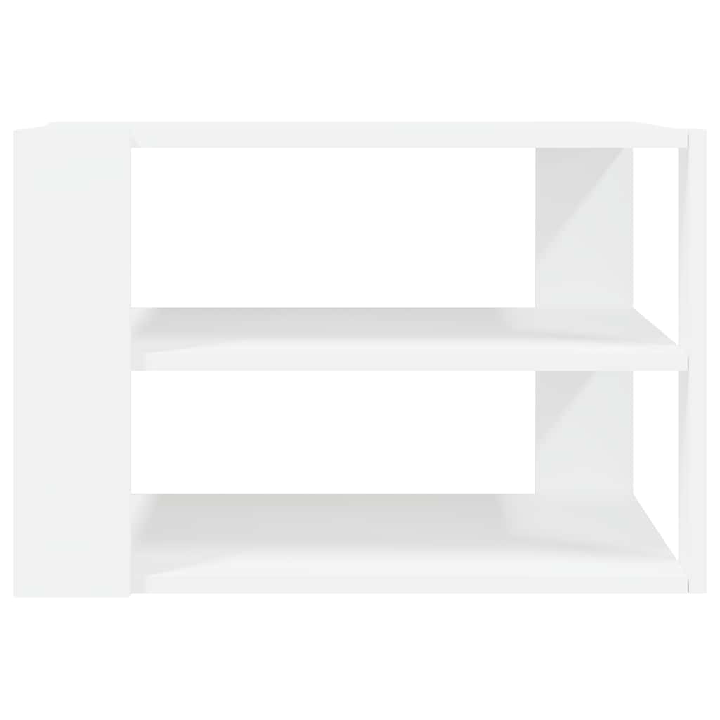 Tavolino da Salotto Bianco 58x58x40 cm in Legno Multistrato | homemem39