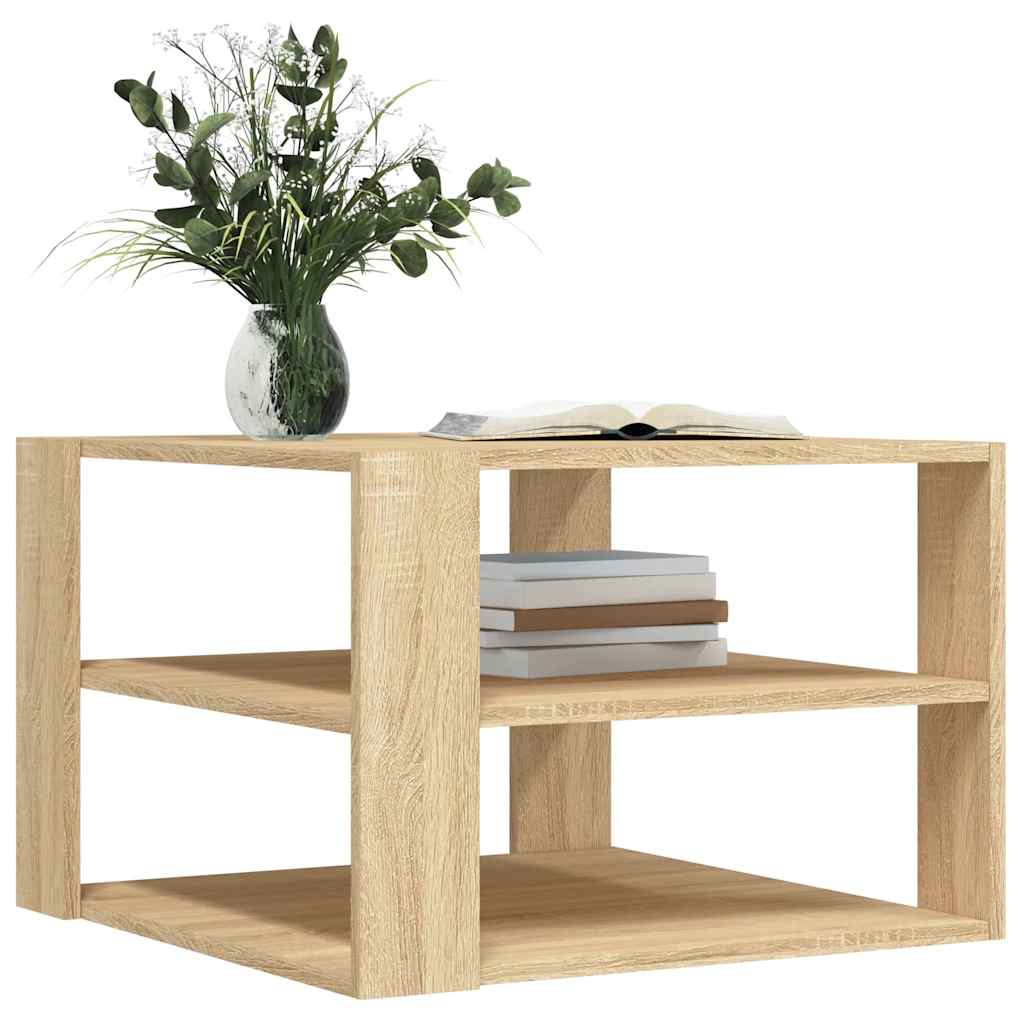 Tavolino Salotto Rovere Sonoma 58x58x40cm Legno Multistrato | homemem39