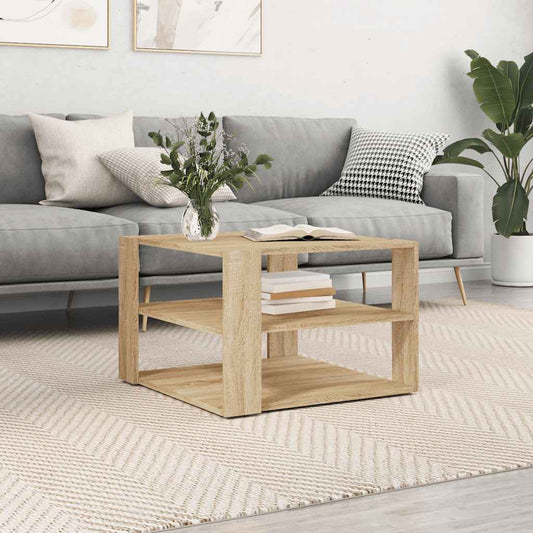Tavolino Salotto Rovere Sonoma 58x58x40cm Legno Multistrato | homemem39
