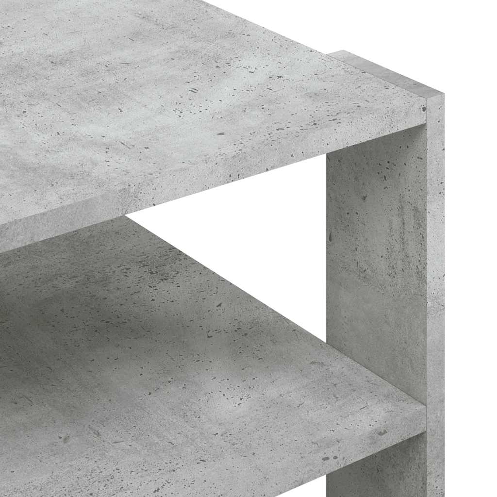 Tavolino da Salotto Grigio Cemento 58x58x40 cm Multistrato | homemem39