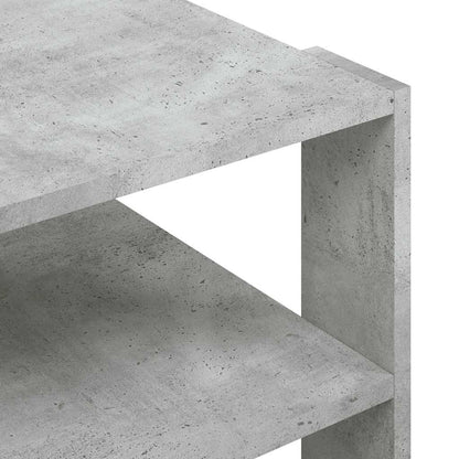 Tavolino da Salotto Grigio Cemento 58x58x40 cm Multistrato | homemem39